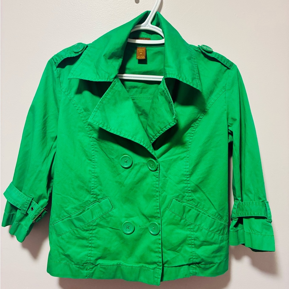 Copper Key Green Cotton Top